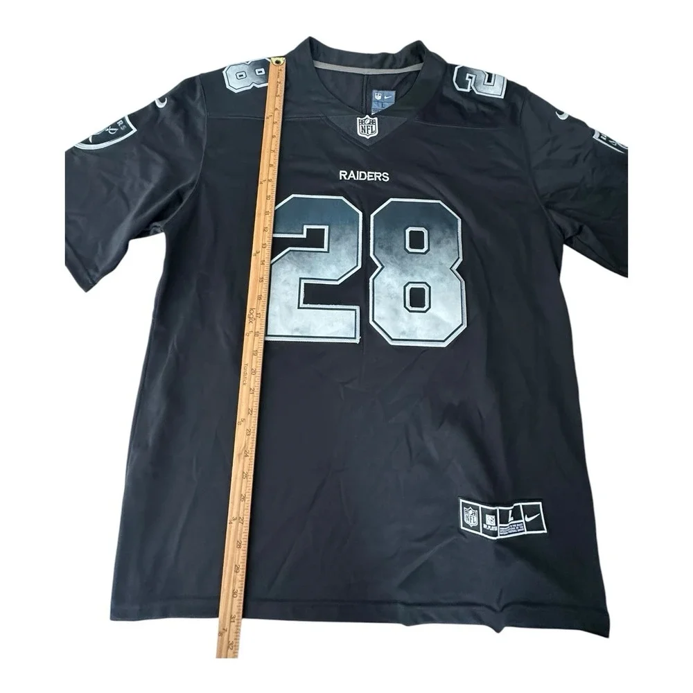 Raiders 2020 Nike On Field 28 Josh Jacobs Football Jersey Inaugural Season Patch
